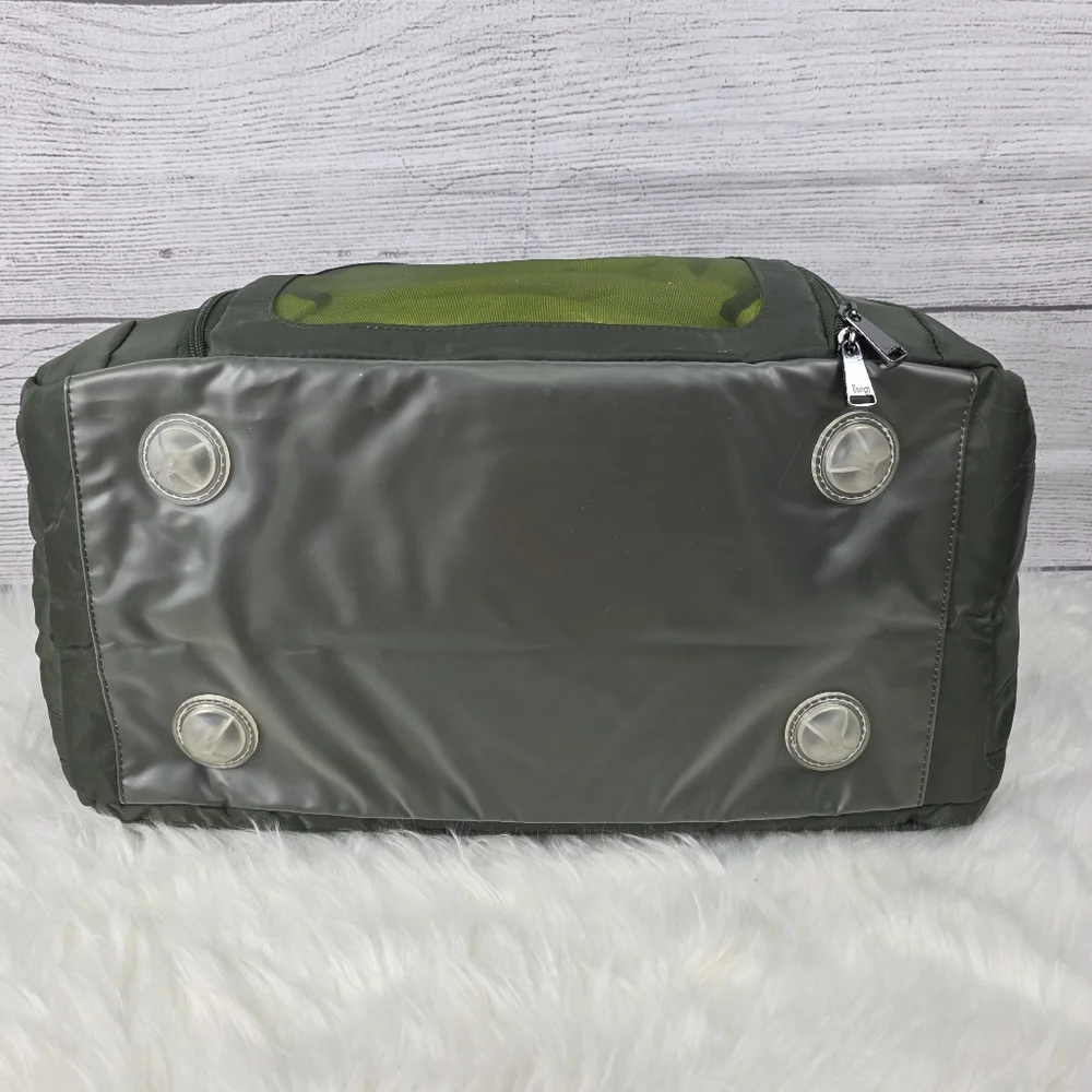 Lug Propeller Green Quilted Gym / Overnight Duffle Bag